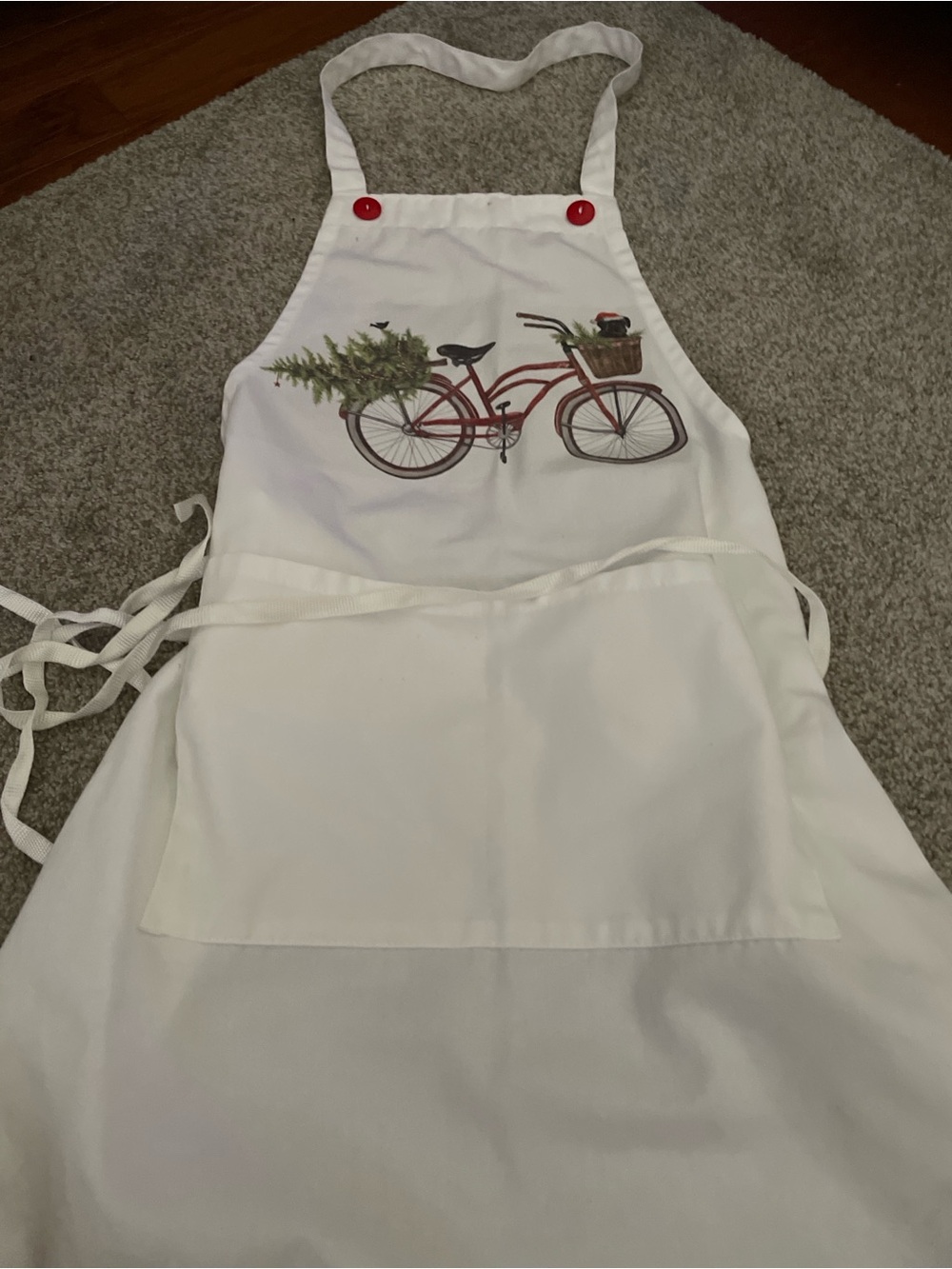 Apron with Christmas theme